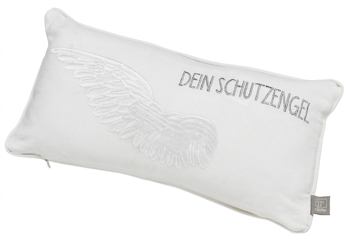 Kissen Zierkissen Dekokissen Traumkissen DEIN SCHUTZENGEL silber inkl.Füllung Räder
