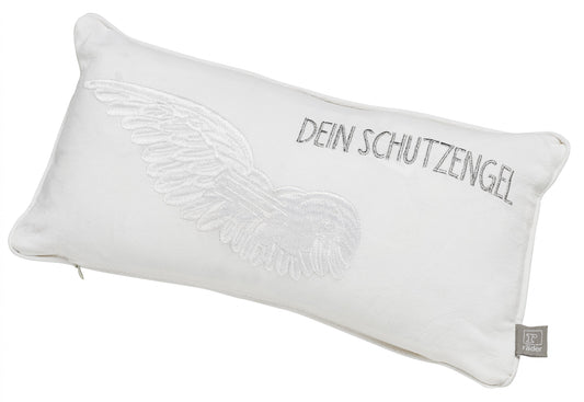 Kissen Zierkissen Dekokissen Traumkissen DEIN SCHUTZENGEL silber inkl.Füllung Räder