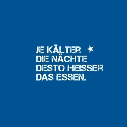 Servietten JE KÄLTER... Papierservietten Winterzeit