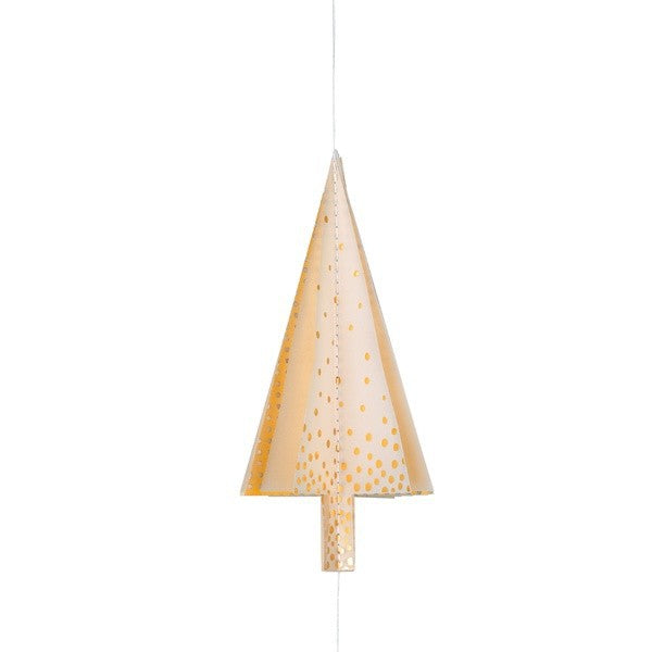 Weihnachtszauber kleine Papierornamente 2er Set BAUM