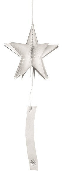Weihnachtszauber kleine Papierornamente 2er Set STERN