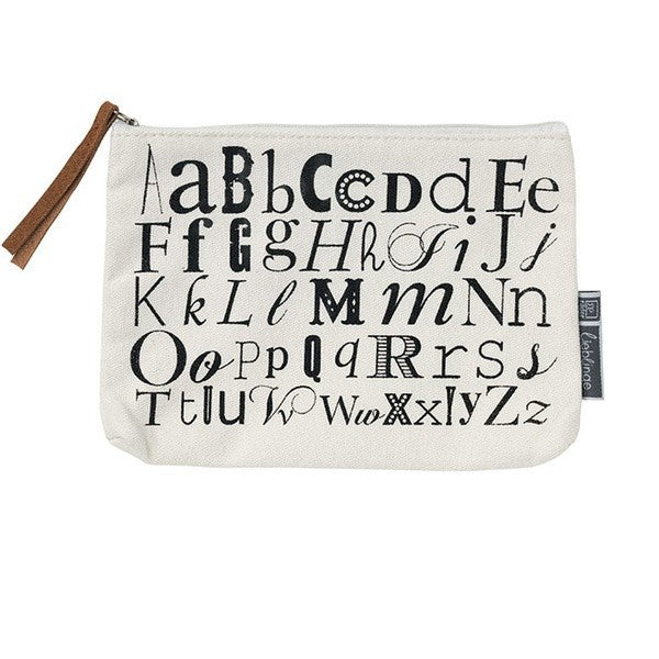 kleine Lieblingstasche ABC Canvas Kosmetiktasche