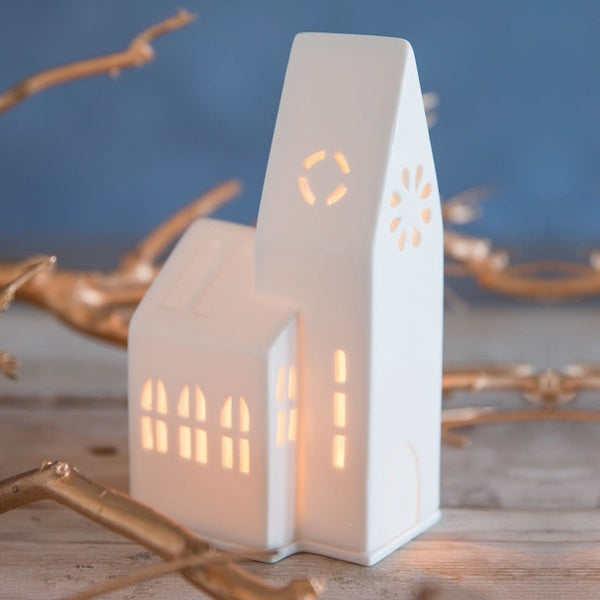 Weihnachtsdeko Lichthaus "Kleine Kirche" - Räder Design