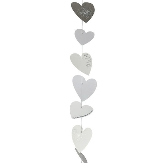 Dekohänger Tanzende Herzen, 140cm Länge,  Räder Design
