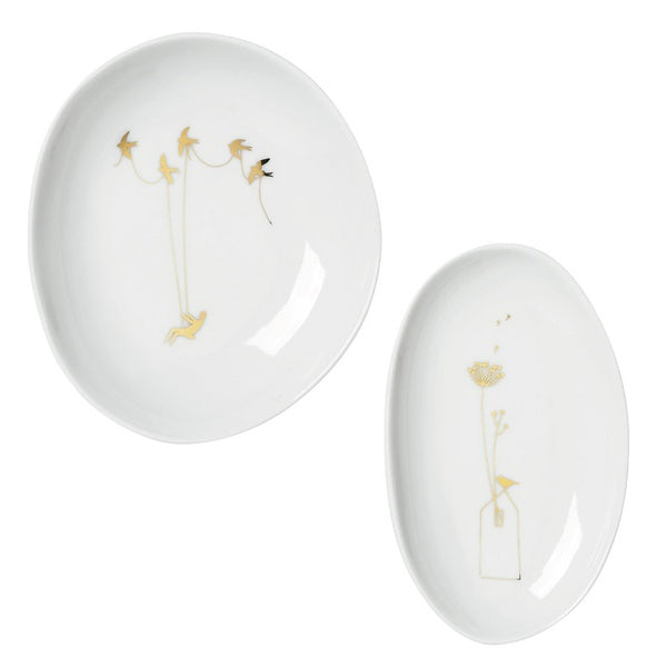 Dipschälchen Wunderland Schalen 3er Set gold - Räder Design