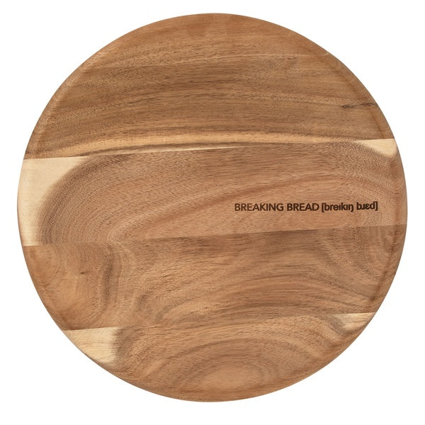 Holzschale  "Breaking Bread" d 35 cm Räder Design