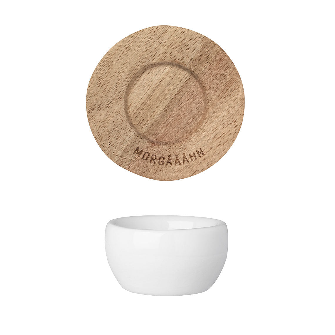 Eierbecher mit Unterteller Porzellan Küche hochwertig - Räder Design..