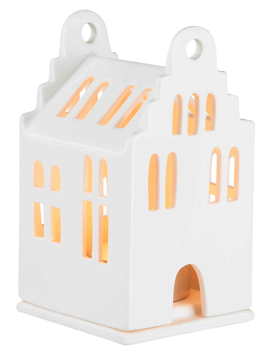 Mini Lichthaus "Giebelhaus" 6x6,5x11cm - Räder Design