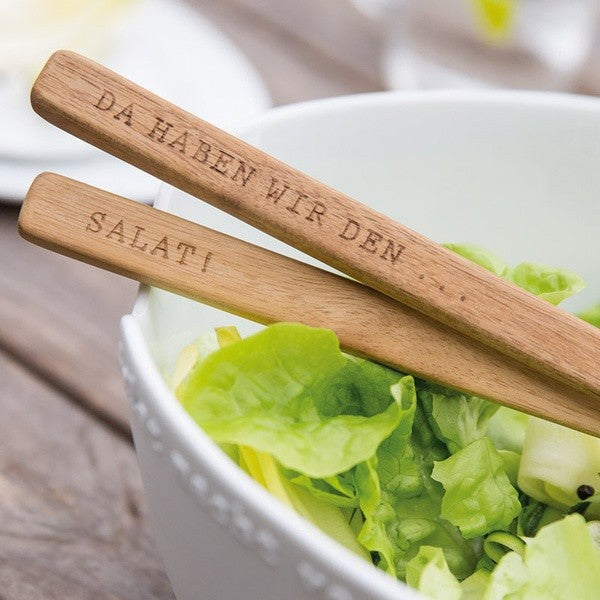 Salatbesteck DA HABEN WIR DEN... SALAT! Räder