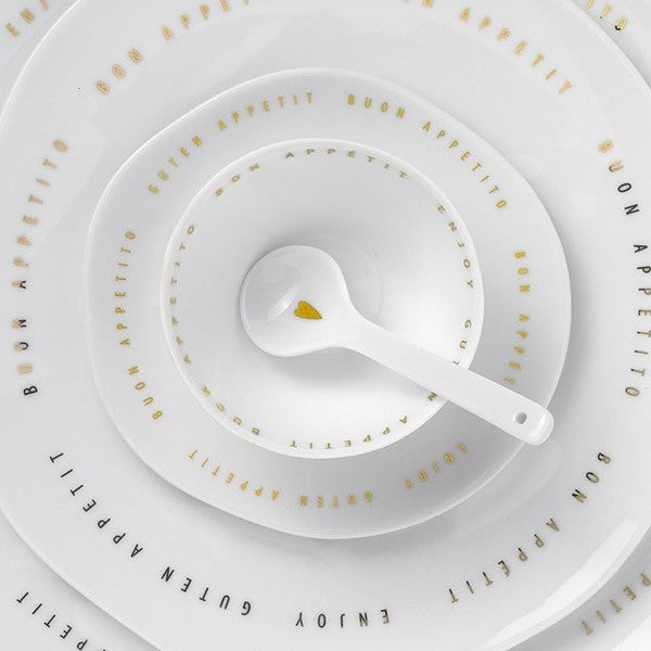 Servierteller Gourmet Teller klein "Guten Appetit" - Räder Design
