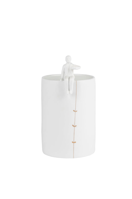 Porzellangeschichten Vase "Gärtner"- Räder Design