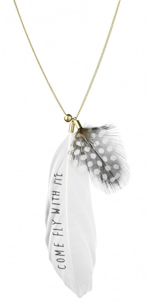 Halskette Federleicht Kette "COME FLY WITH ME" - Räder Design