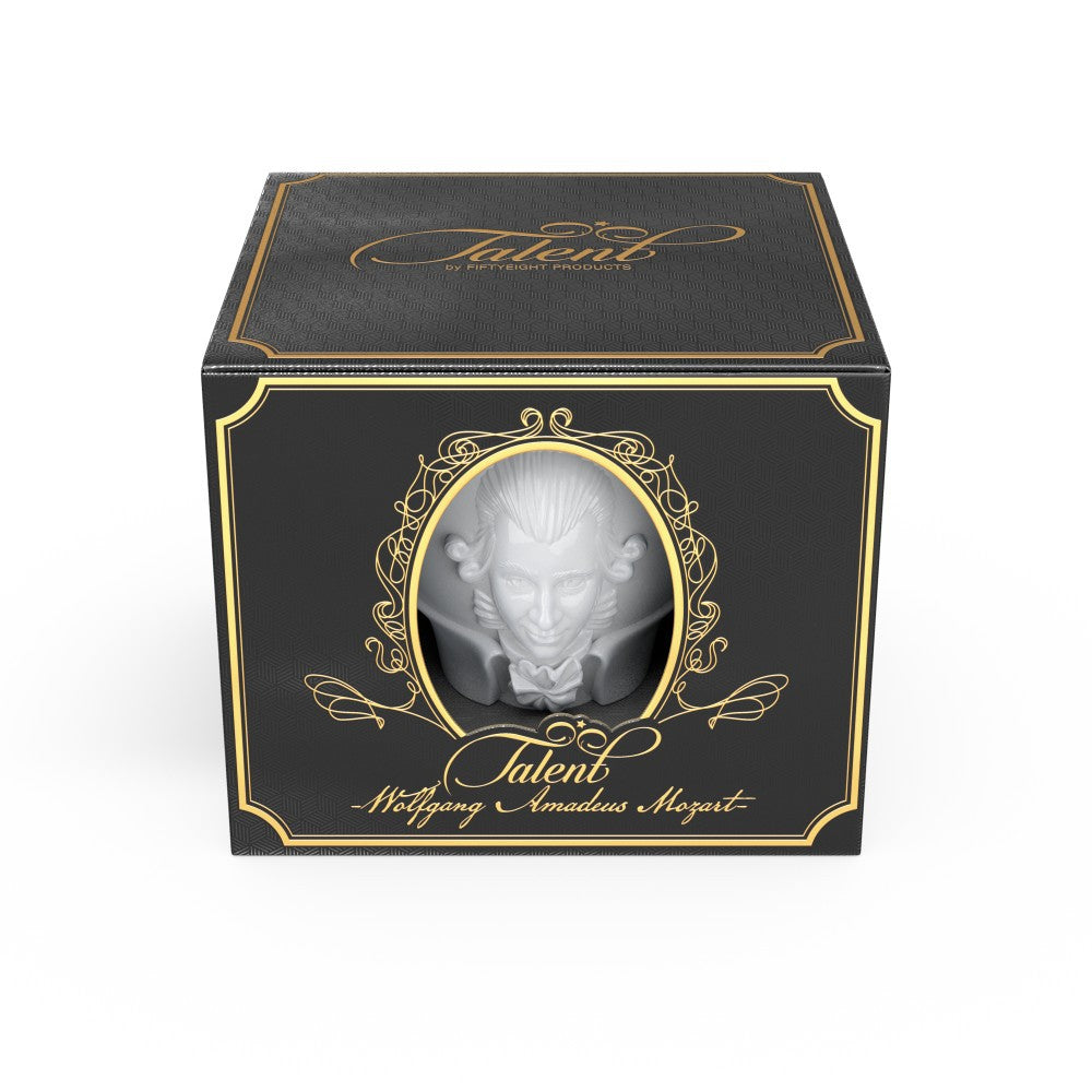 TV TASSE Henkeltasse große Kaffeetasse TALENT Porzellan weiß Fiftyeight Products