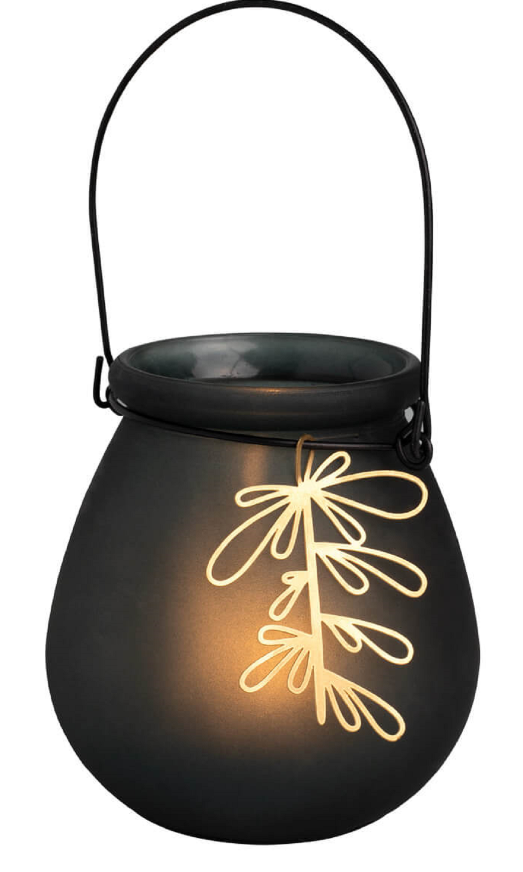 Outdoor Glaswindlicht "Blatt"  - Räder Design