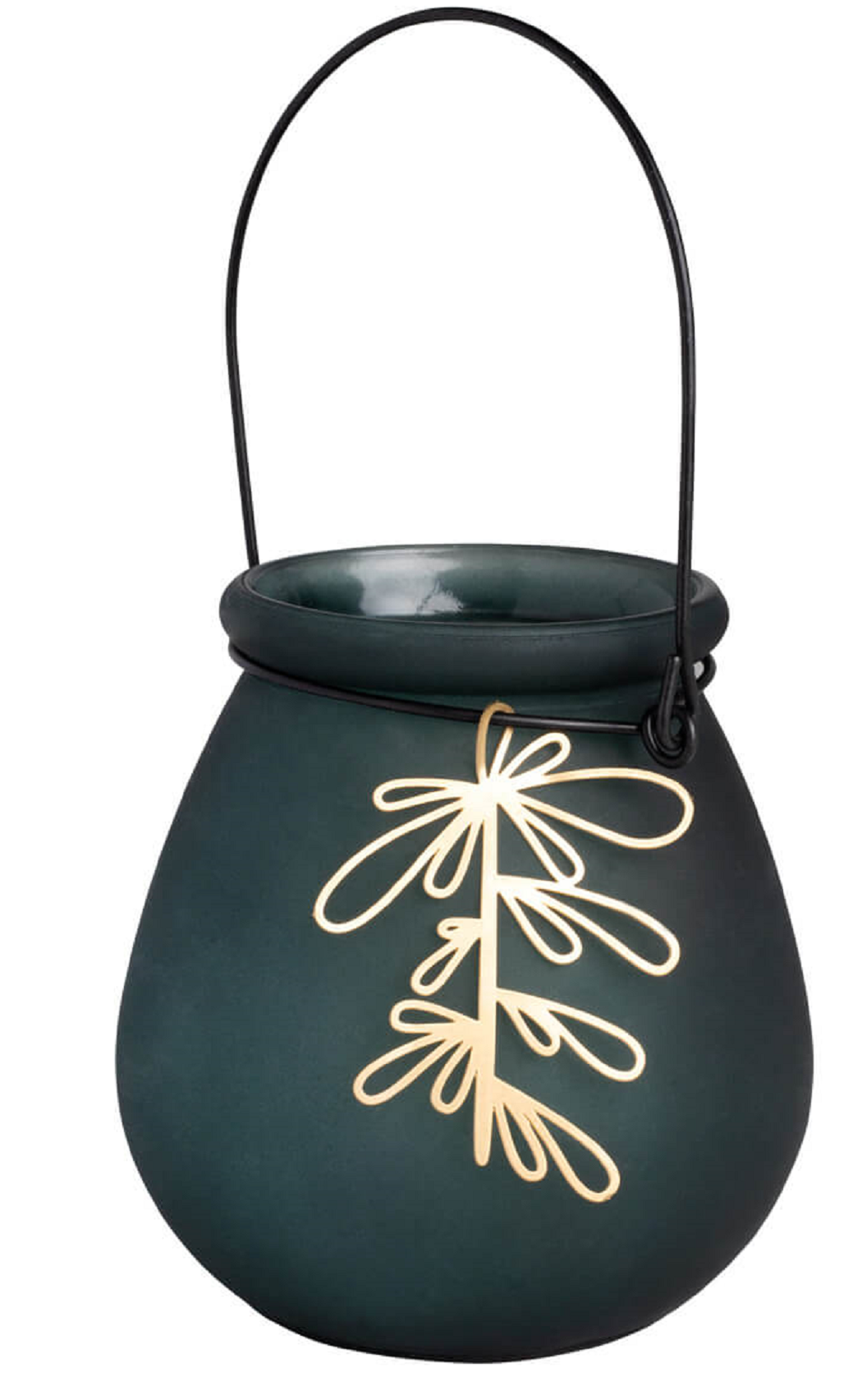 Outdoor Glaswindlicht "Blatt"  - Räder Design