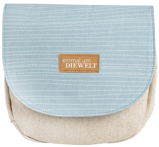 Fernweh Kosmetiktasche "Einmal um die Welt" - Räder Design