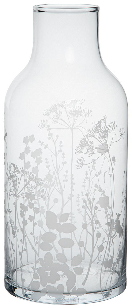 Glasvase Wiesenblumen Räder Design