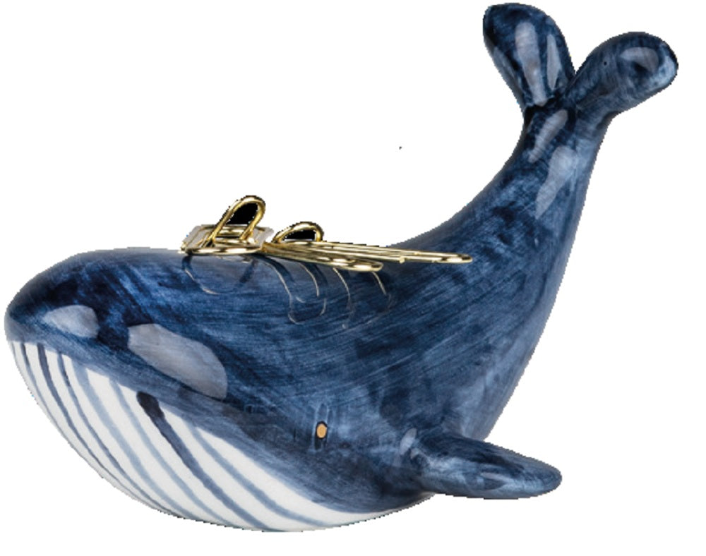 HOME OFFICE Arbeitstiere "Großer Fisch" - Räder Design aus der Serie "Tintenblau"