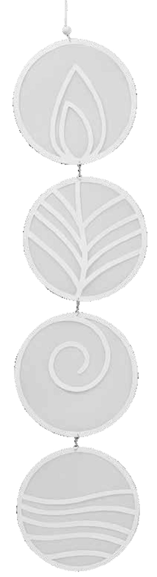 Papierkette "Elemente der Bewegung" aus der Serie LIVING - Räder Design