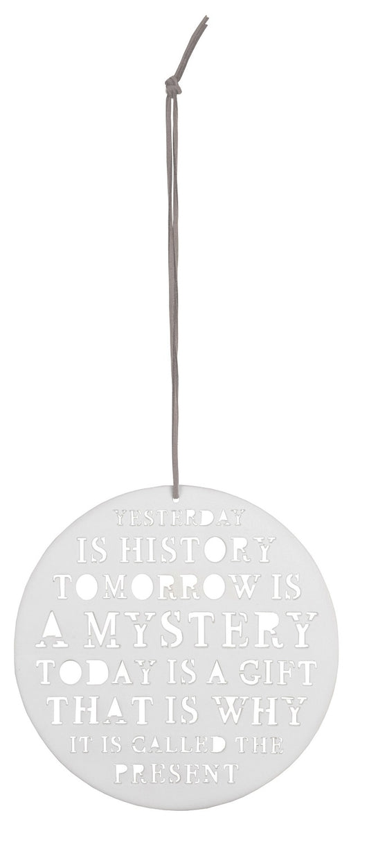 Poesiebild "Yesterday is history" - Räder Design