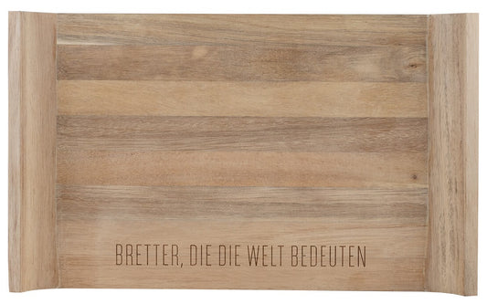 Tablett "Bretter, die die Welt bedeuten" - Räder Design