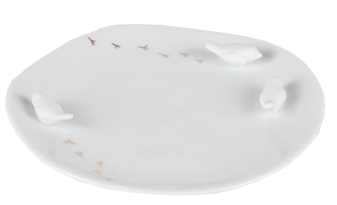 Dining Porzellangeschichten Teller Vögel Ø 13,5 cm - Räder Design