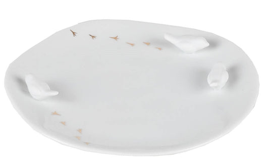 Dining Porzellangeschichten Teller Vögel Ø 13,5 cm - Räder Design