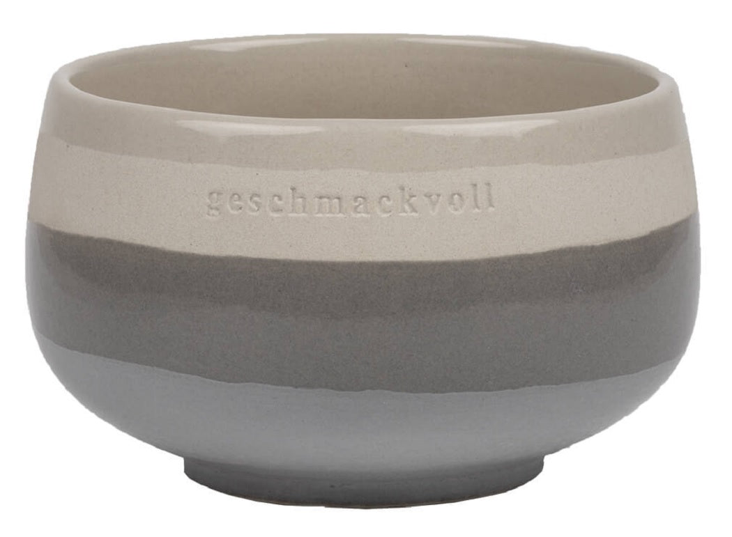 Schale Tischbotschaften "Geschmackvoll" Räder Design
