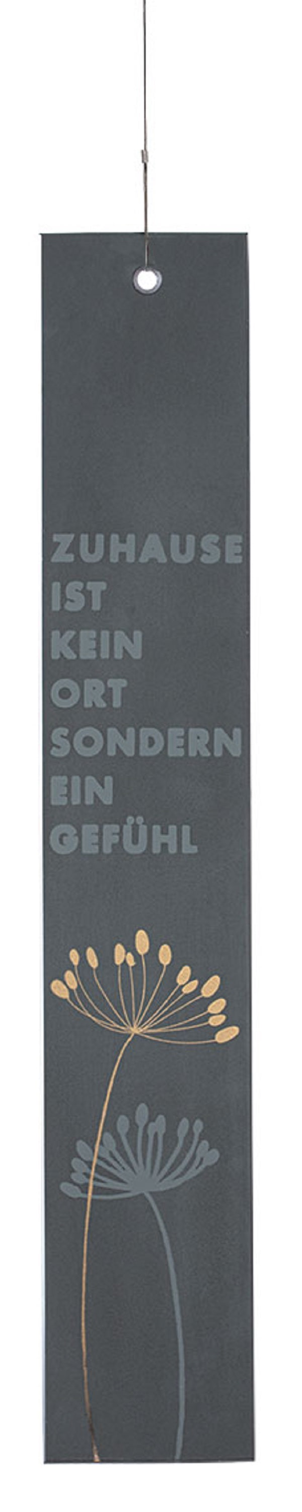 Fensterbild Glas zu Hause ist kein Ort Räder Design
