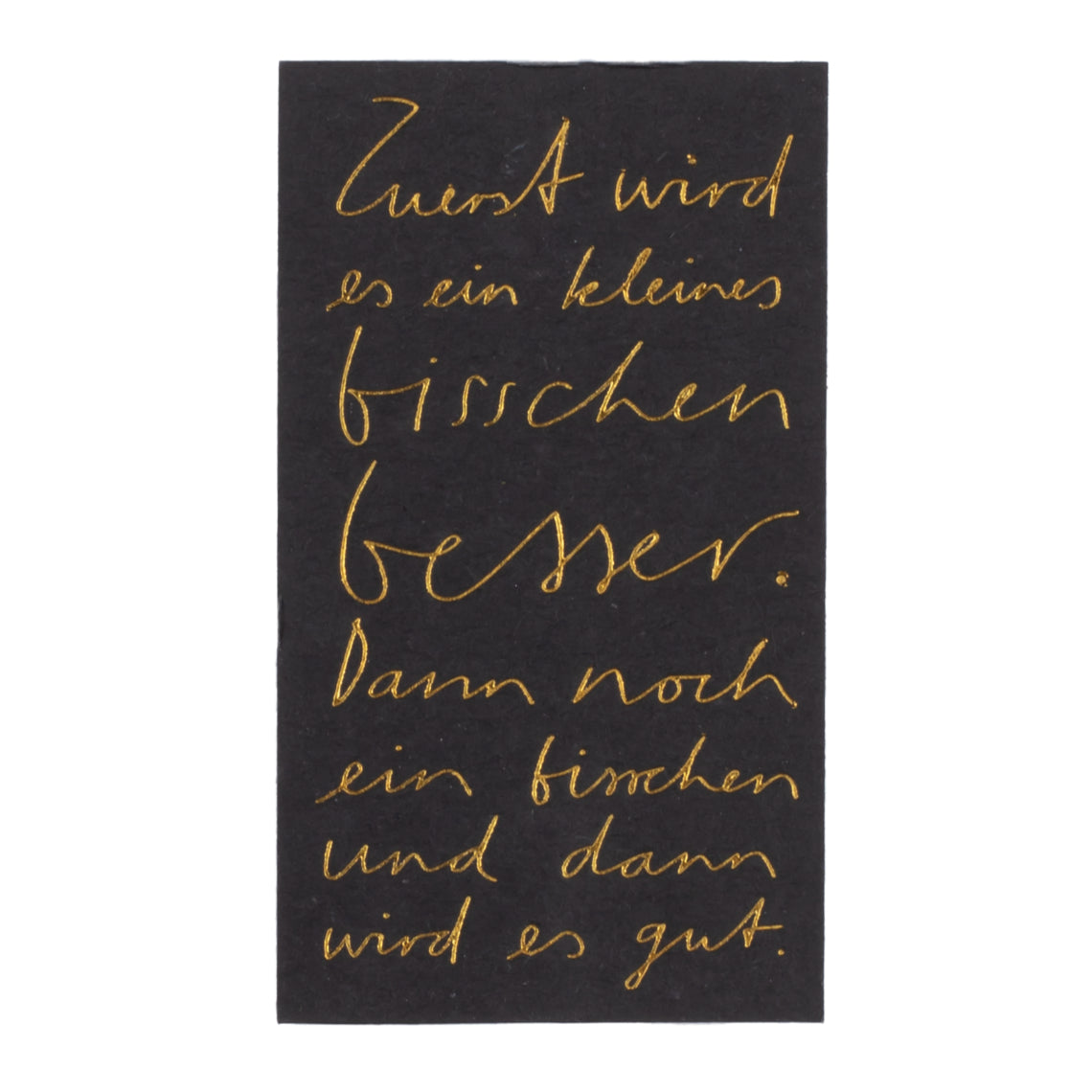 Glücksbringer Anhänger Glücksstein "Alles wird gut" Räder Design