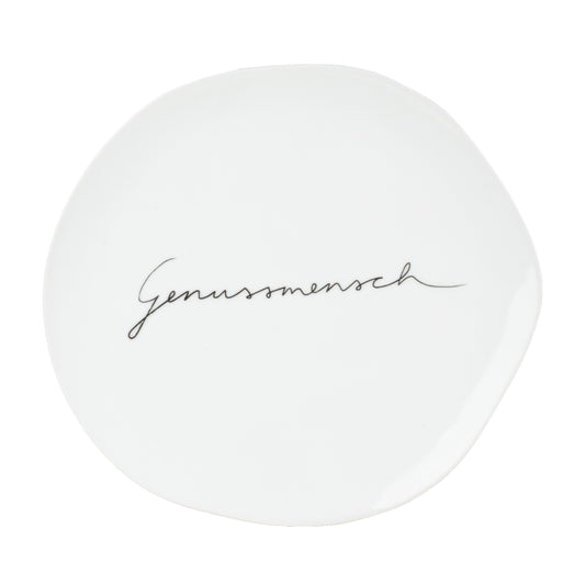 Dining Breakfast Teller "Genussmensch"- Räder Design