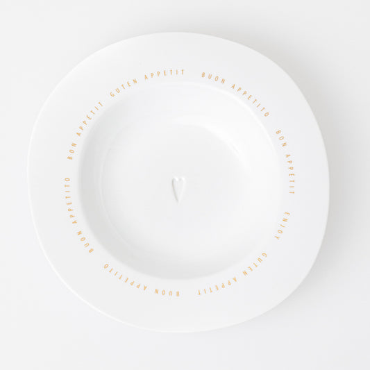 Teller tief "Mehrsprachig" Ø 26 cm, H: 5 cm - Räder Design