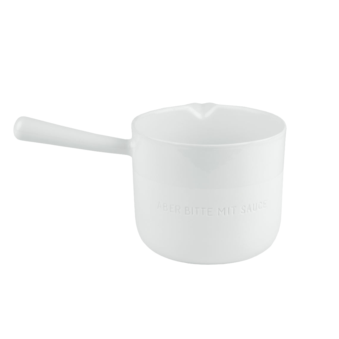 Sauciere Soßenschüssel Soßentopf "Aber bitte mit Soße" - Räder Design