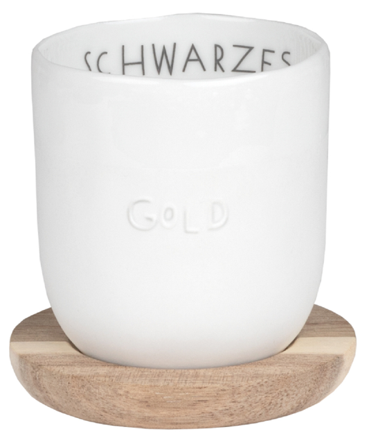 Dining Breakfast kleiner Becher "schwarzes Gold" 100 ml - Räder Design