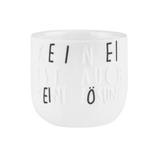 Eierbecher "Kein EI ist auch keine Lösung" - Räder Design