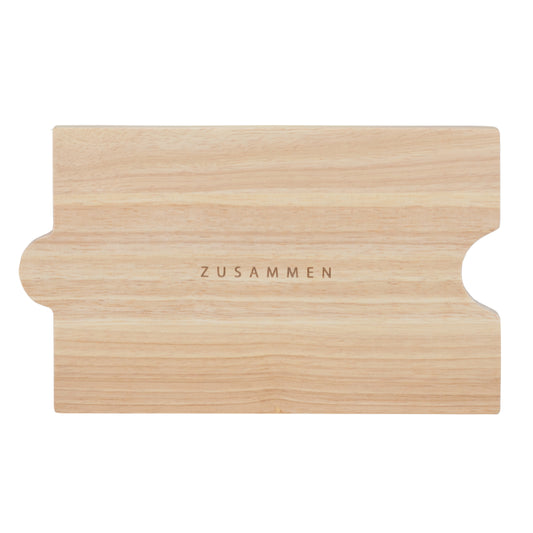 Puzzlebrett "Zusammen" Brettchen - Räder Design