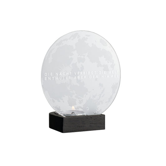 Glaspoesie Teelicht "die Nacht" - Räder Design