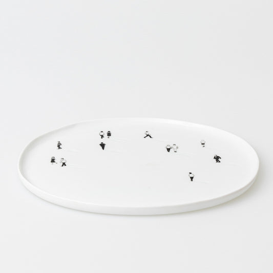 Porzellanteller "Groß" Ø ca. 20 cm Speiseteller - Räder Design