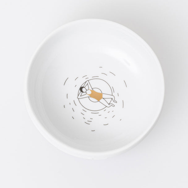 Bildergeschichten Auszeit Schale "Badesee" Schüssel - Räder Design