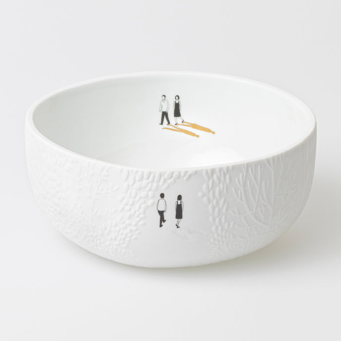 Bildergeschichten Auszeit Schale "Parkspaziergang" Ø 18,8 cm - Räder Design