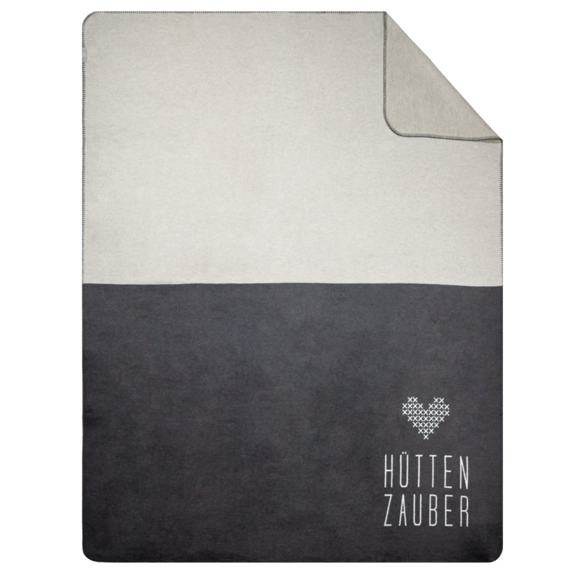 Decke Heimatliebe Kuscheldecke Sofadecke "Hüttenzauber" - Räder Design.