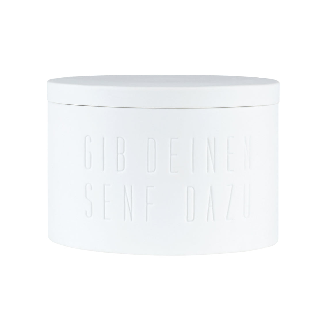 Senftopf Vorratsdose Heimatliebe "Gib deinen Senf dazu" - Räder Design.