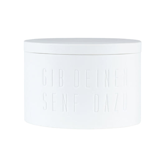 Senftopf Vorratsdose Heimatliebe "Gib deinen Senf dazu" - Räder Design.