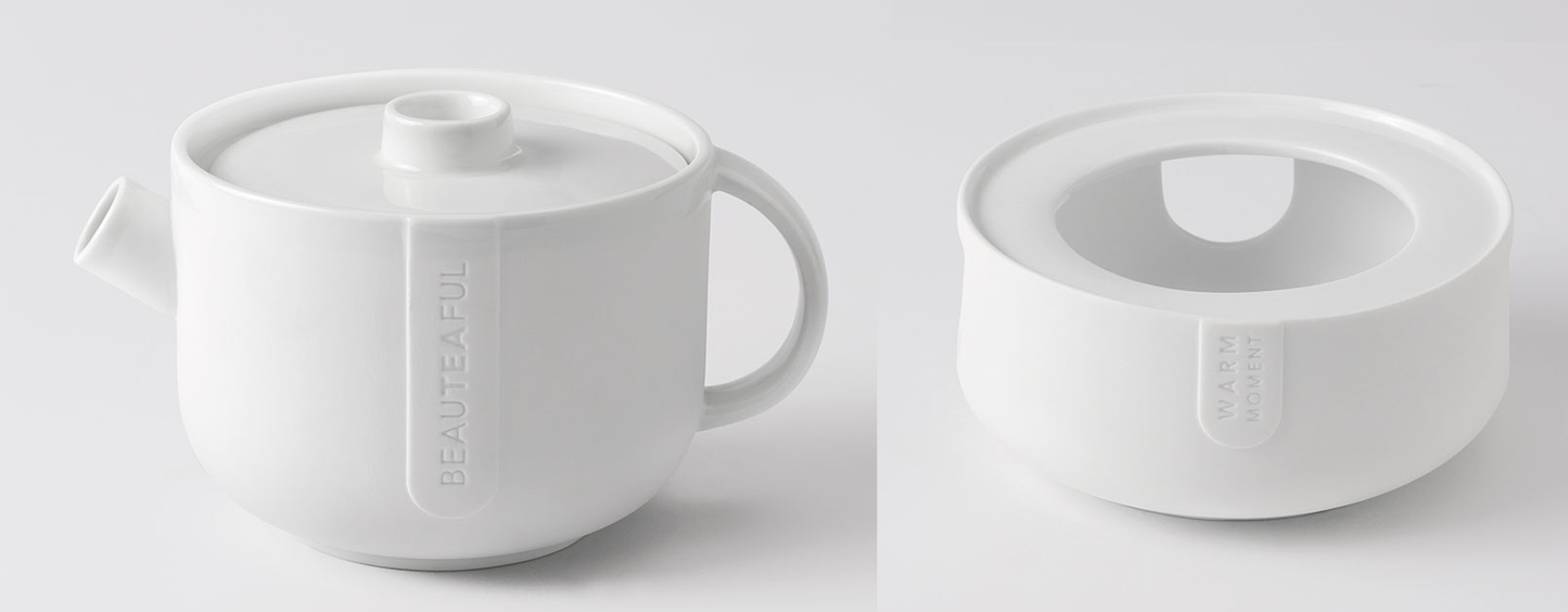 2er Set Cozy Time Teekanne "Beautiful" und Stövchen "warm Moment" - Räder Design
