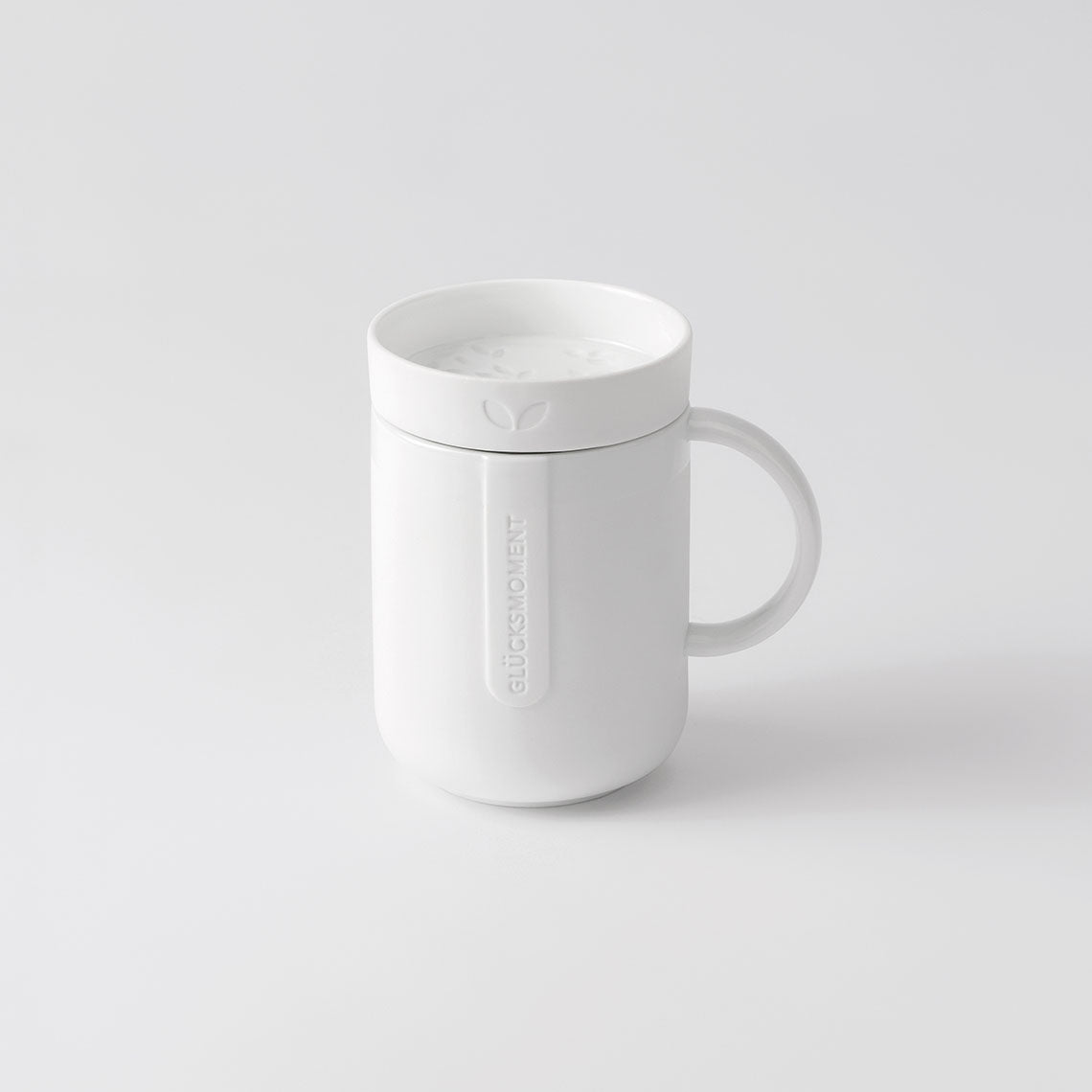 Cozy Time Tasse mit Deckel "Glücksmoment" Kaffeetasse - Räder Design