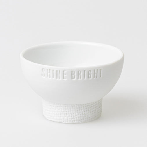 2er Set Kerzenhalter "Lichtspiel+Shine Bright" Porzellan - Räder Design
