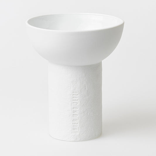 Formsprache Vase "Hier und Jetzt" Ø 18 cm Porzellan - Räder Design
