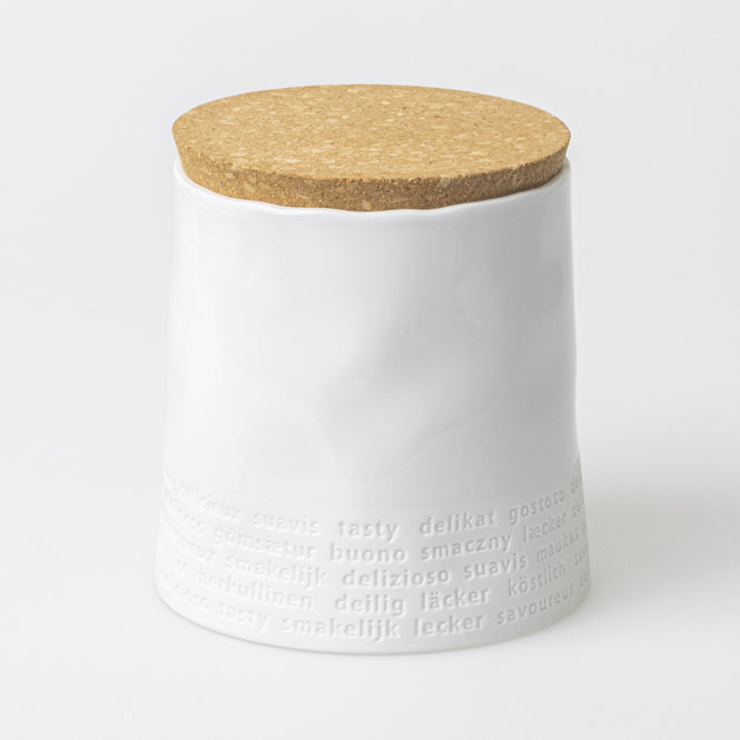 Raumpoesie Vorratsdose "Kostlich" Ø 13,5 cm, Porzellan - Räder Design
