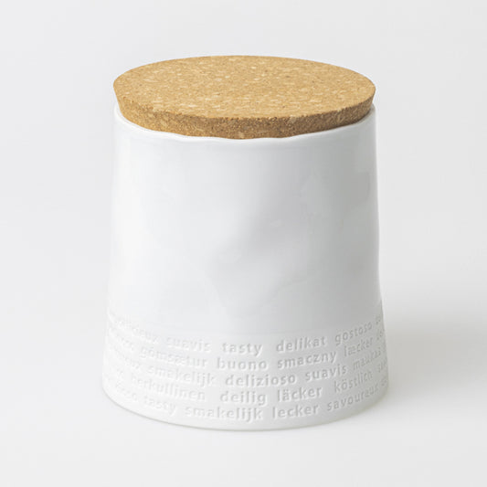 Raumpoesie Vorratsdose "Kostlich" Ø 13,5 cm, Porzellan - Räder Design
