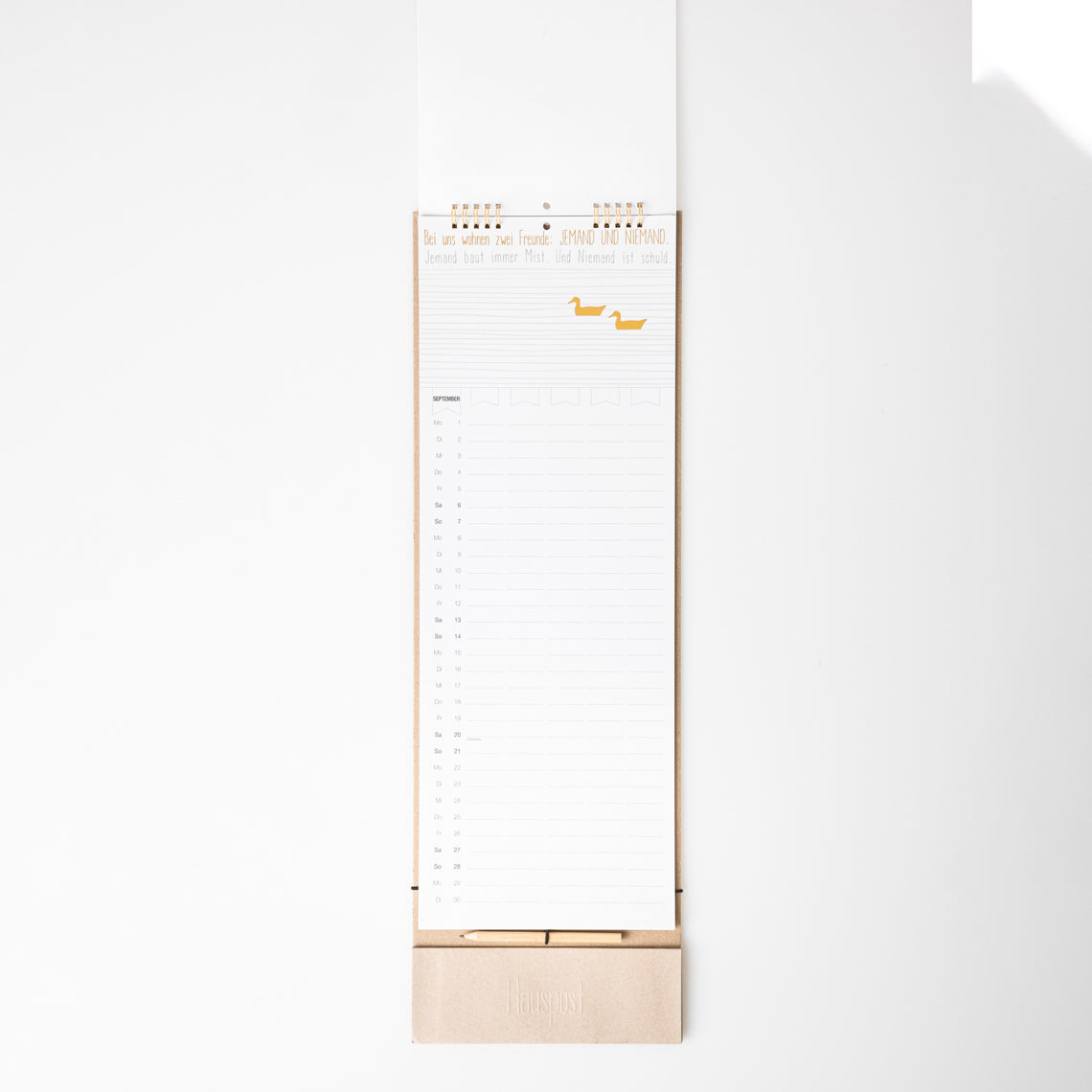 Jahreskalender Wandkalender Kalender Familienplaner 2025 - Räder Design